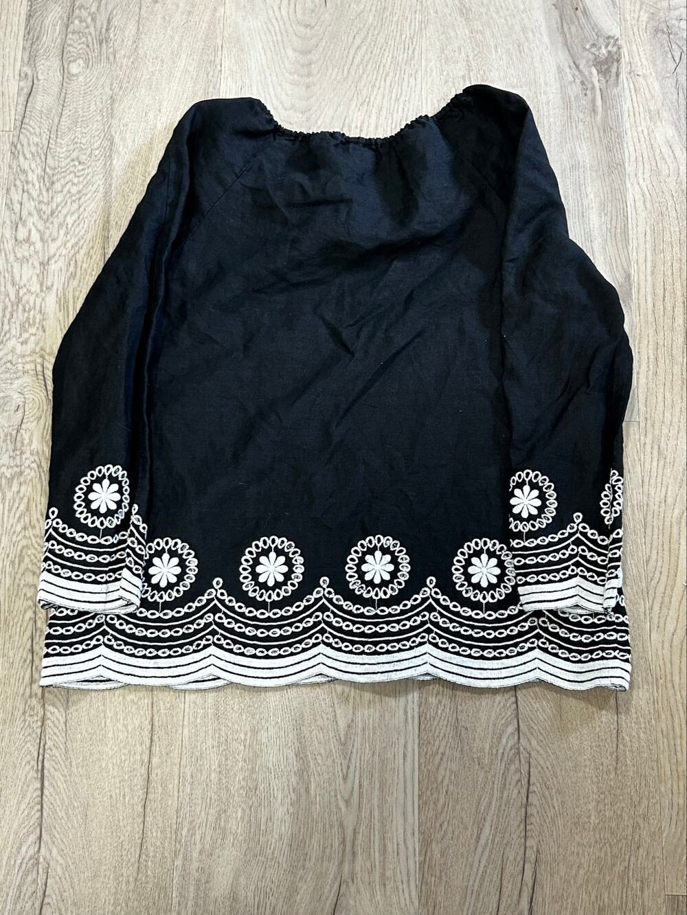 J.Crew embroidered blouse